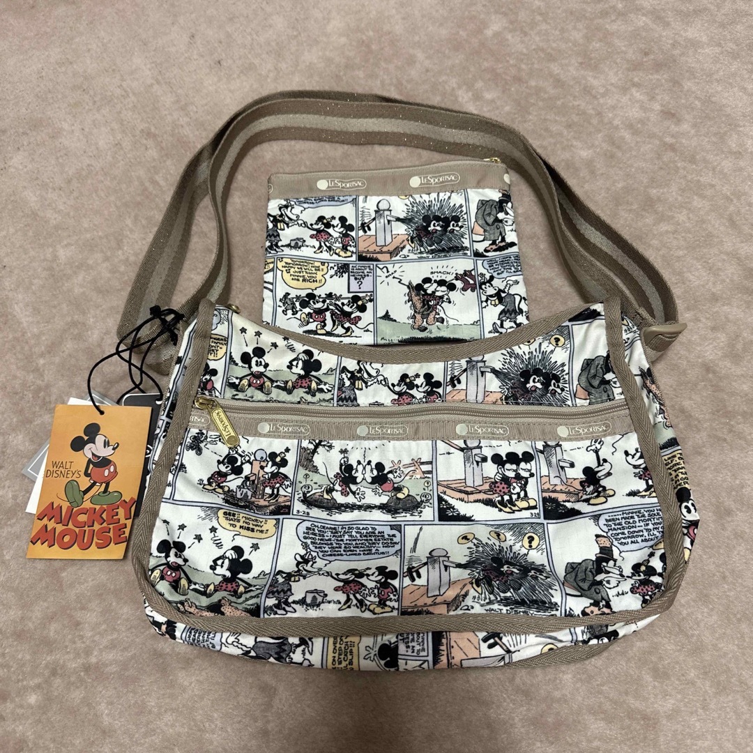 LeSportsac レスポートサック ショルダーバッグ ポーチ ミッキー