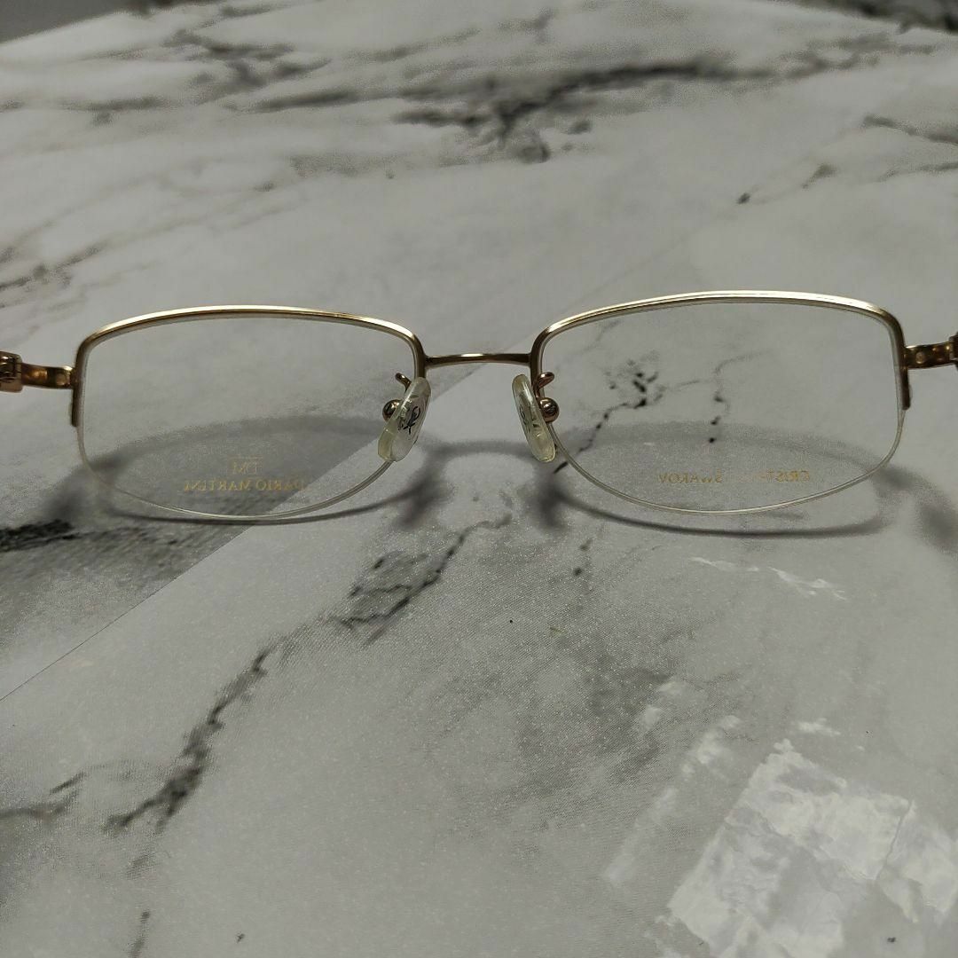 833未使用　ダリオマルティーニ　211　メガネ　眼鏡　豪華　宝飾　シルバー