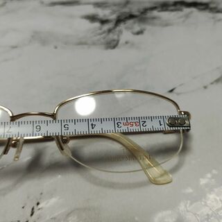 833未使用　ダリオマルティーニ　211　メガネ　眼鏡　豪華　宝飾　シルバー