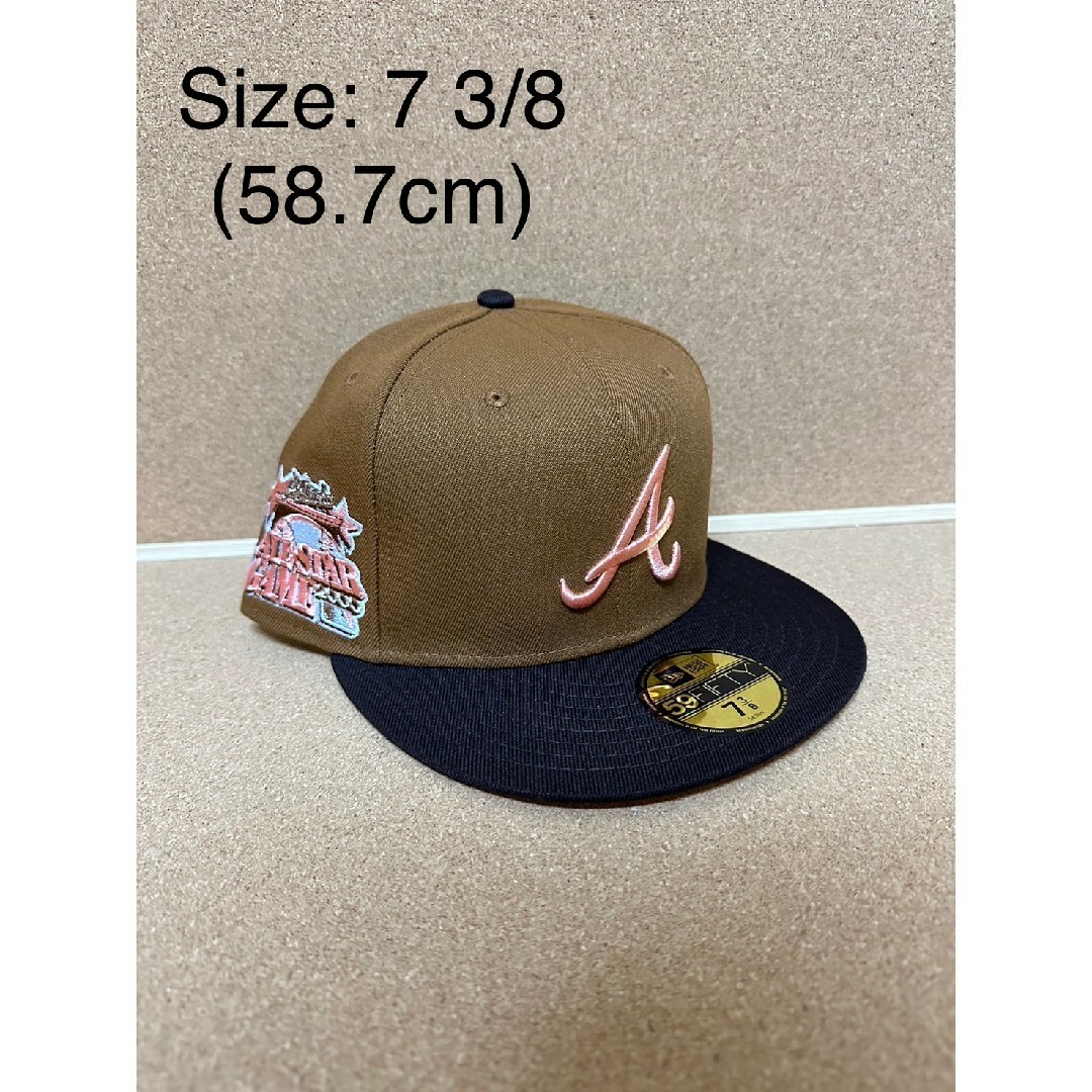 Size: 7 3/8 アトランタブレーブス 59fifty ツートンカラー