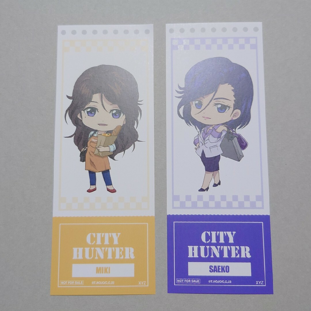 シティーハンター 新宿マルイ POP UP SHOP チケット風カード エンタメ/ホビーのおもちゃ/ぬいぐるみ(キャラクターグッズ)の商品写真