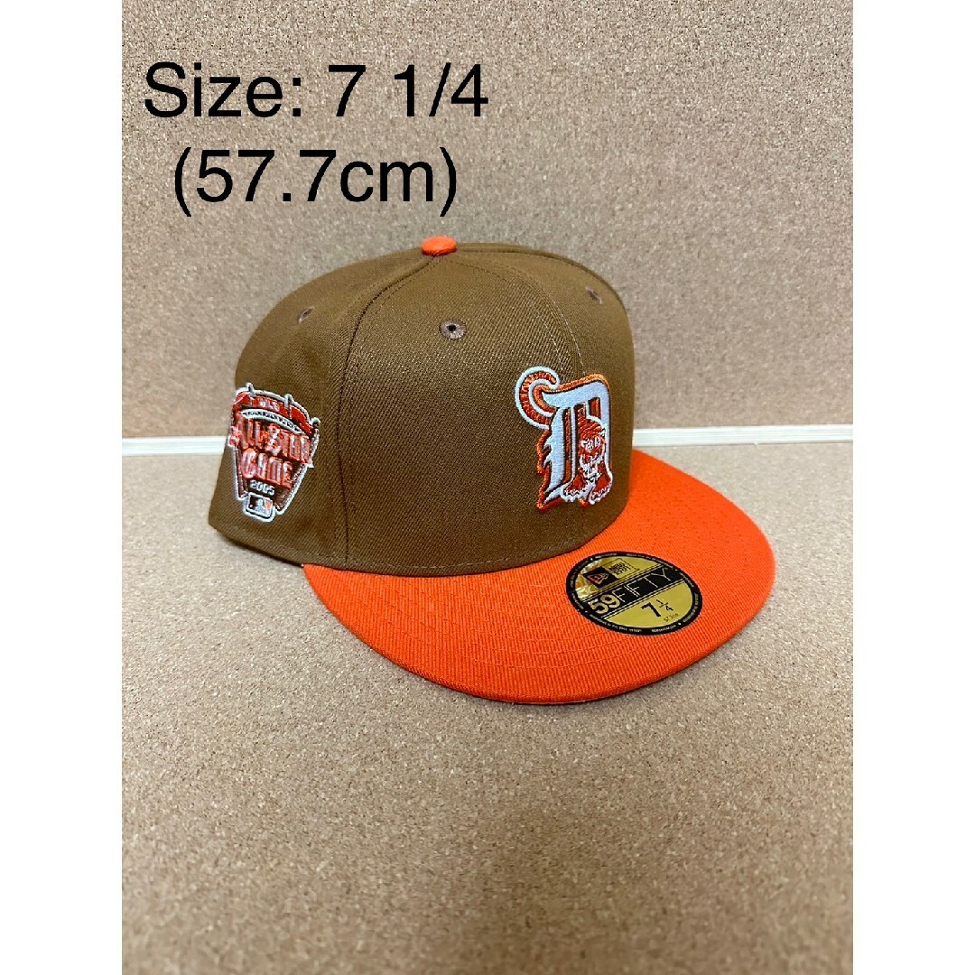 Size: 7 1/4 デトロイトタイガース 59fifty ツートンカラー