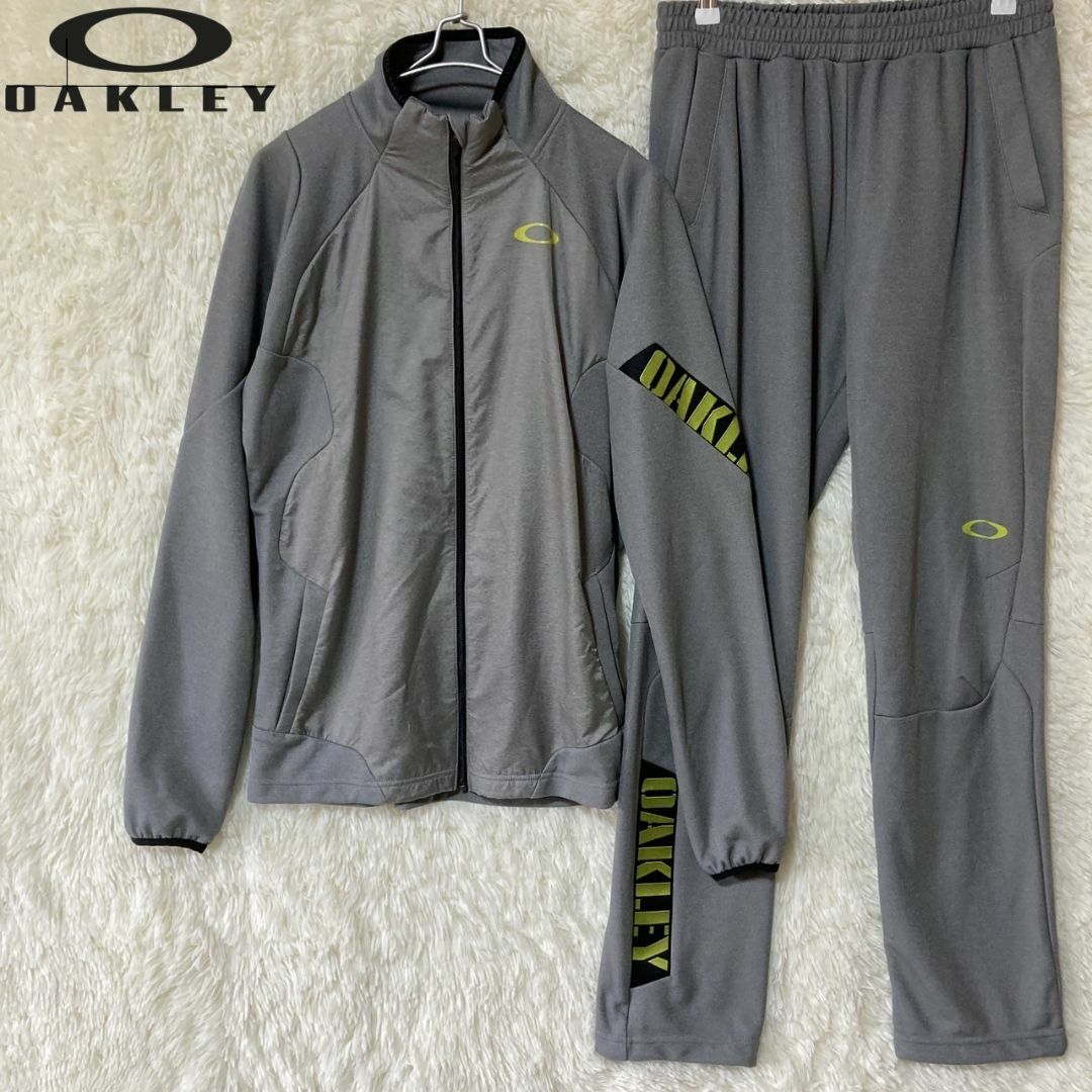 美品 OAKLEY オークリー セットアップ トラックジャケット 上下 M