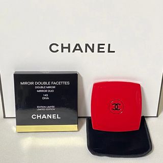 シャネル コンパクト ミラー ディヴァ 143 ピンク CHANEL 鏡-