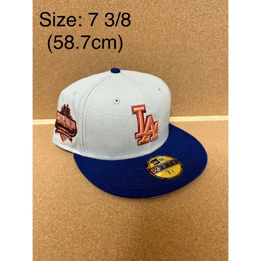 メンズSize: 7 3/8 ロサンゼルスドジャース 59fifty ツートンカラー