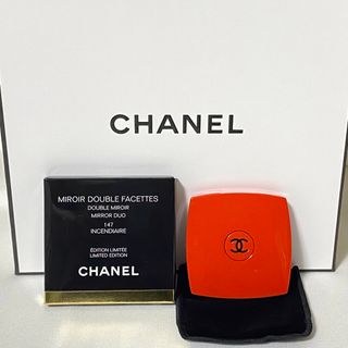 CHANEL ミラー オレンジ シャネル 鏡-