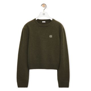 【新品同様】LOEWE ロエベ ニット カーキグリーン XSサイズ