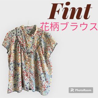 フィント(F i.n.t)のFint（ﾌｨﾝﾄ）花柄ブラウス(シャツ/ブラウス(半袖/袖なし))