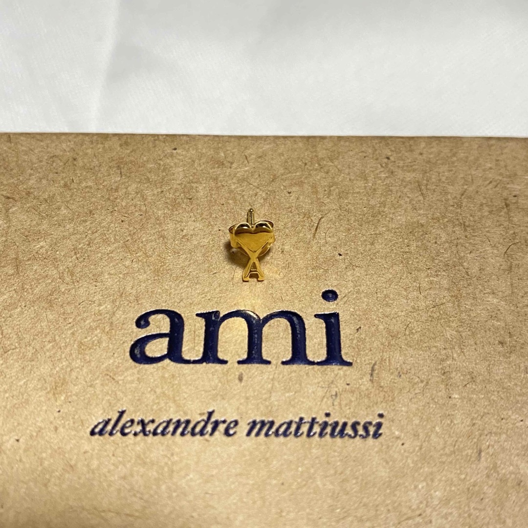 Ami Paris アミパリス Ami de Coeur ピアス 片耳 ゴールド-