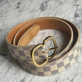 ルイヴィトン サンチュールヴォワイヤージュベルト☆ダミエ アズール☆-