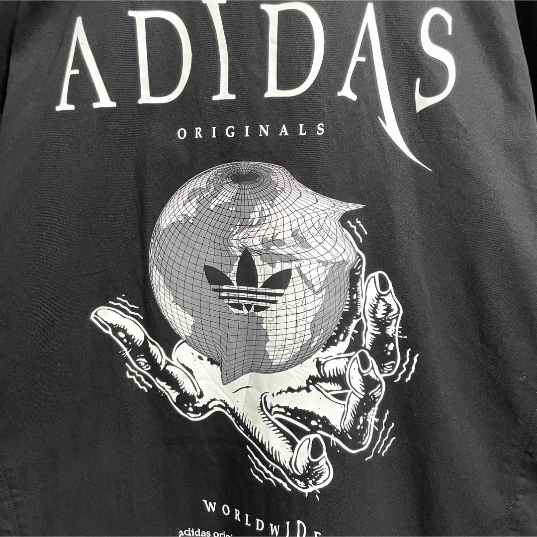 adidas(アディダス)のアディダス　ロングコート　WORLD WIDE  メンズLサイズ メンズのジャケット/アウター(その他)の商品写真