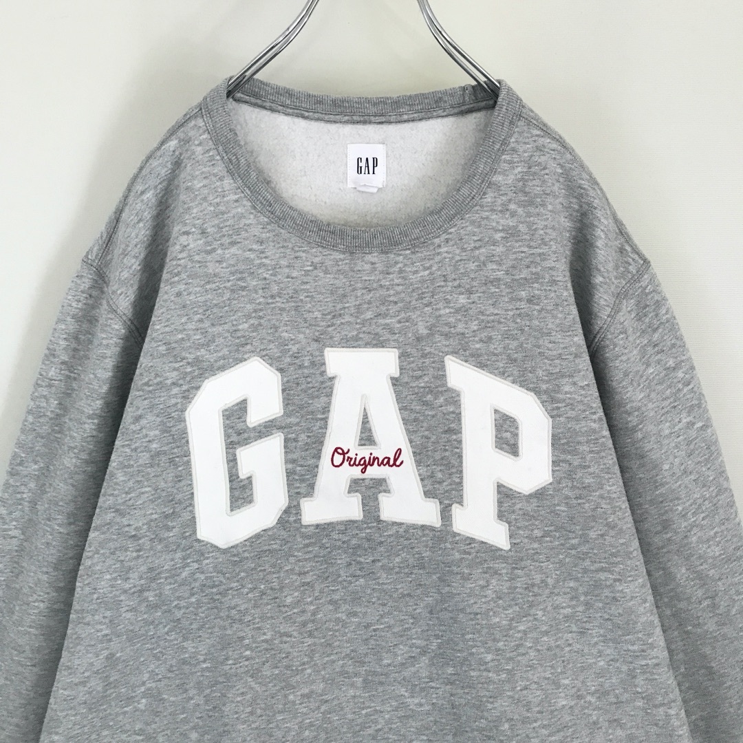 GAP ギャップ★オリジナルアーチロゴワッペン★裏起毛スウェット★USAメンズL