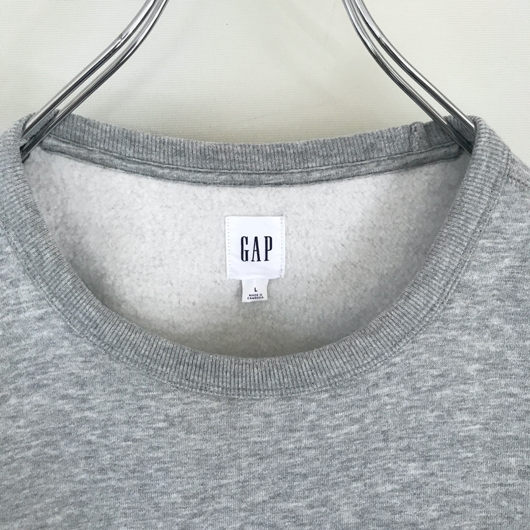 GAP(ギャップ)のGAP ギャップ★オリジナルアーチロゴワッペン★裏起毛スウェット★USAメンズL メンズのトップス(スウェット)の商品写真