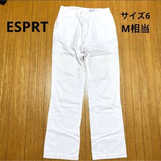 エスプリ(Esprit)のESPRIT カジュアルパンツ　白　M(カジュアルパンツ)