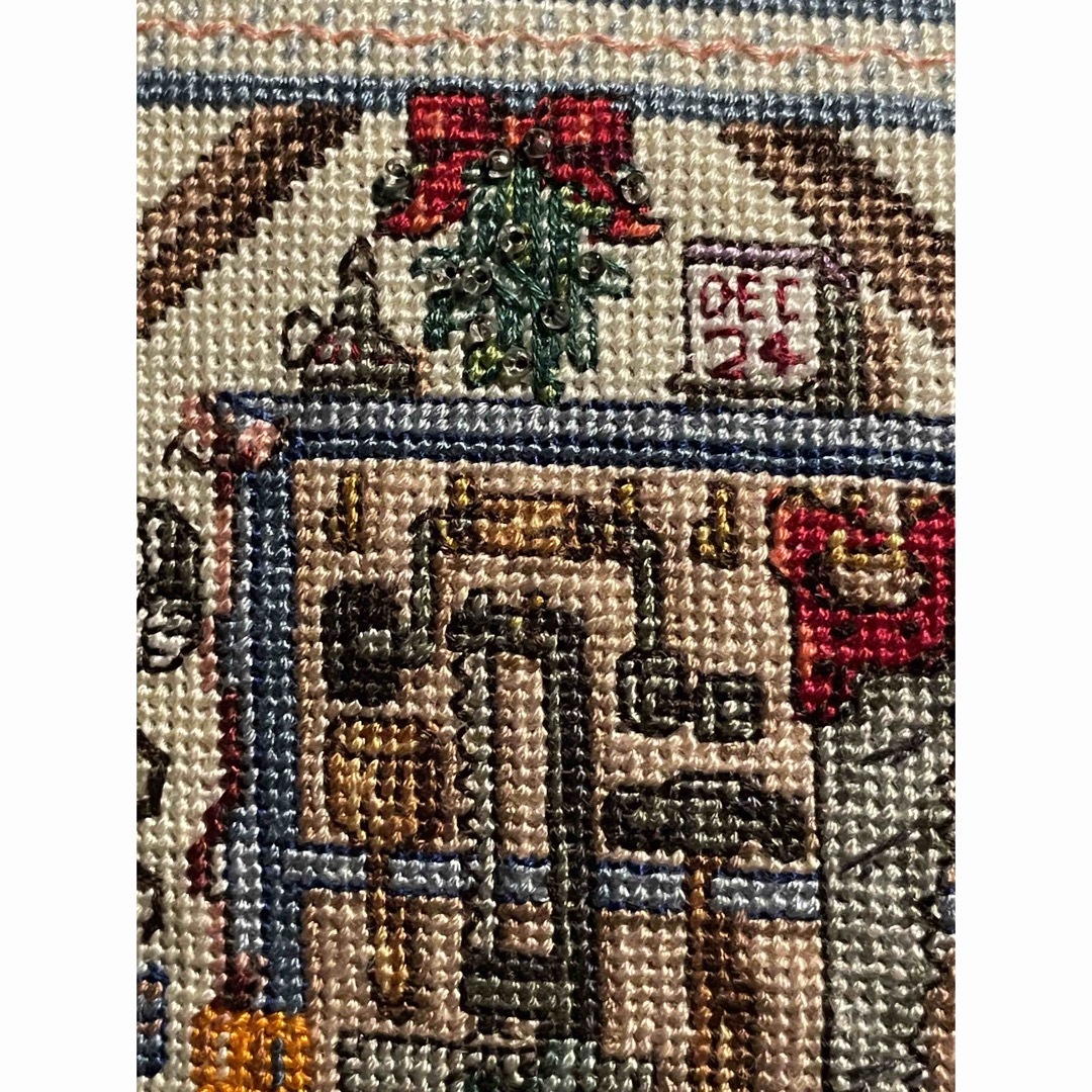 プチポアン刺繍 クリスマスストッキングの通販 by craftyk's shop|ラクマ