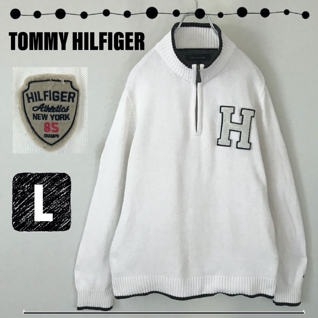 TOMMY HILFIGER - TOMMY HILFIGER☆ドライバーズニット☆コットン製