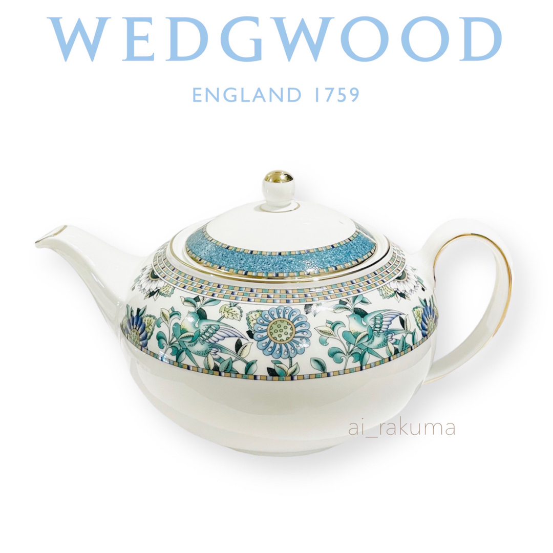 美品 ☆ 廃盤希少 WEDGWOOD ウェッジウッド バビロン ティー ポット