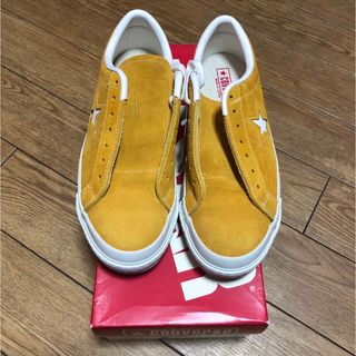 コンバース(CONVERSE)のCONVERSE ONE STAR J SUEDE GOLD 日本製 23(スニーカー)