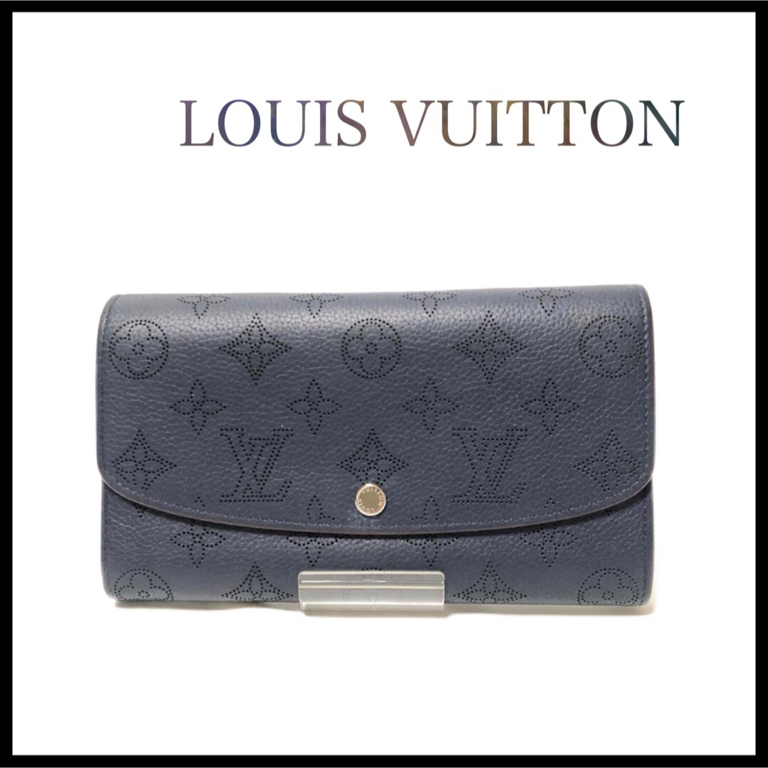 【美品】LOUISVUITTON ヴィトンポルトフォイユイリス　マヒナ　長財布