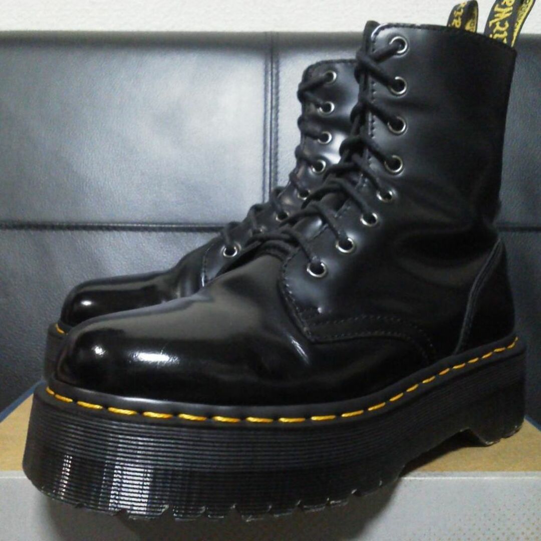 【専用】Dr.Martens JADON UK6 黒 厚底 8ホール 男女可