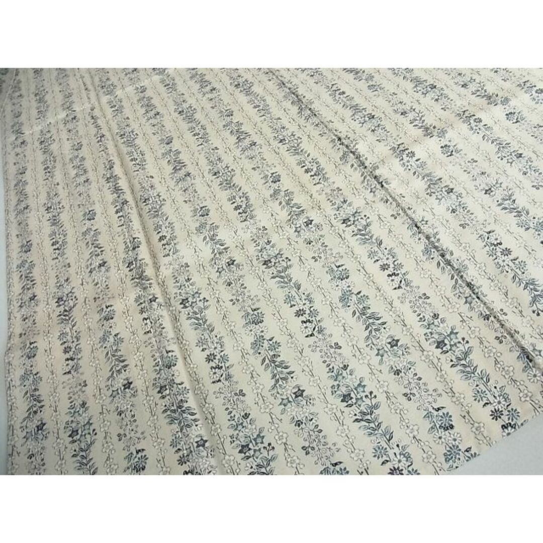 平和屋2□上質な紬 単衣 草花文 三越扱い 逸品 ic7127の通販 by 平和屋