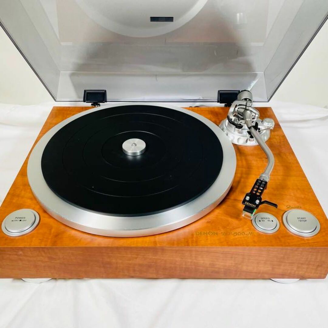 美品】 デノン Denon DP-500M レコードプレーヤー カートリッジ付-