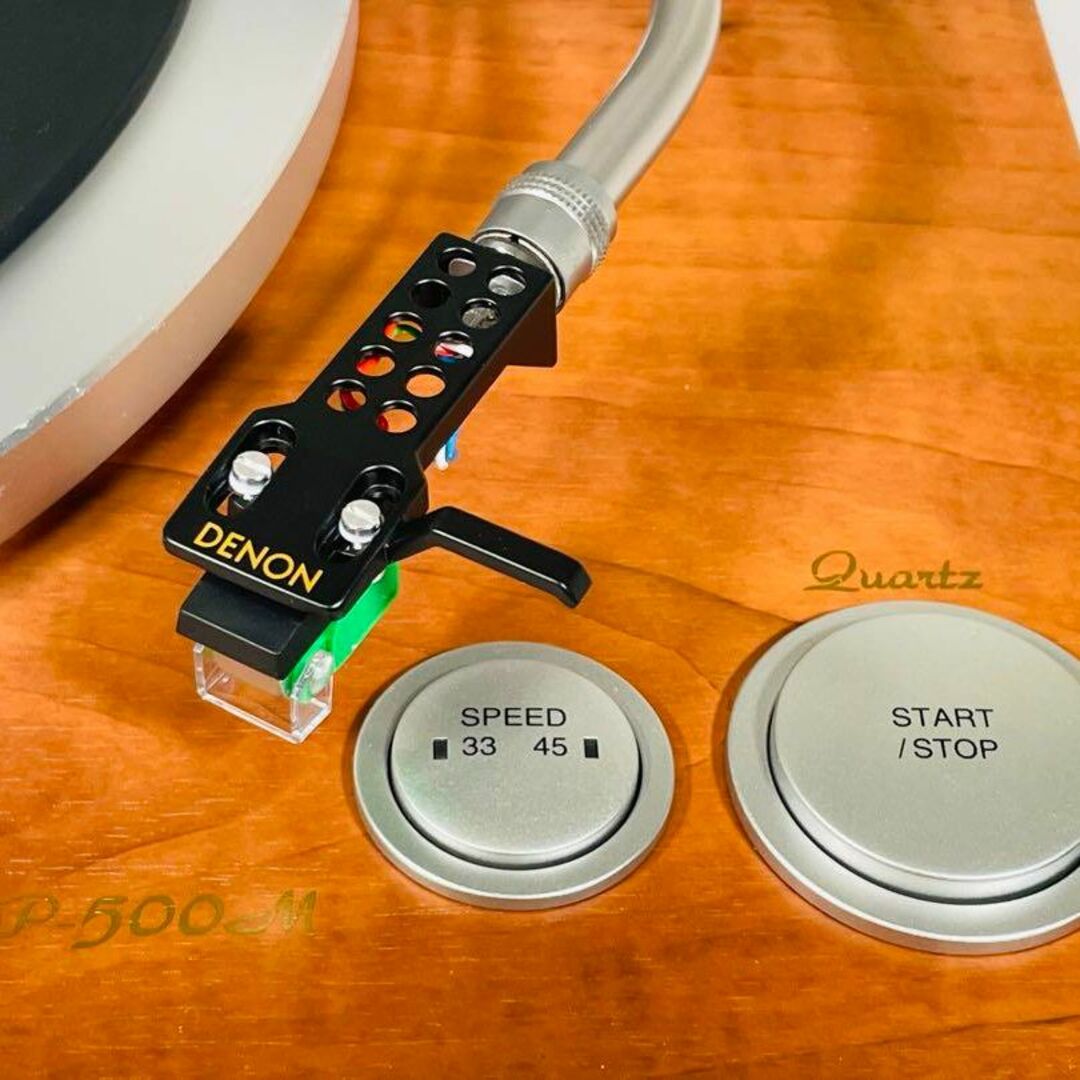 美品】 デノン Denon DP-500M レコードプレーヤー カートリッジ付-