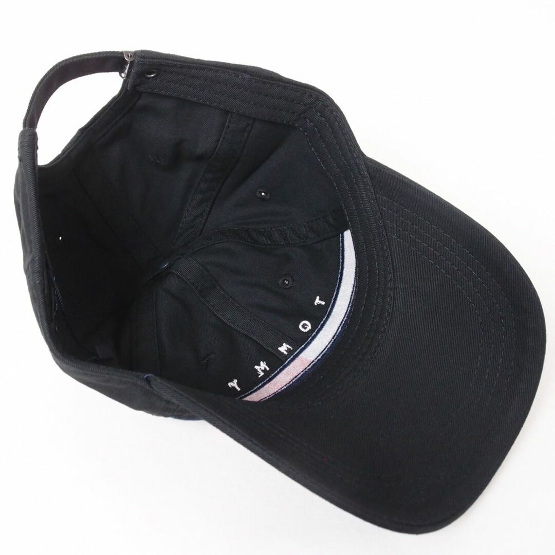 TOMMY HILFIGER(トミーヒルフィガー)の新品 TOMMY HILFIGER コットン ビッグロゴキャップ ブラック メンズの帽子(キャップ)の商品写真