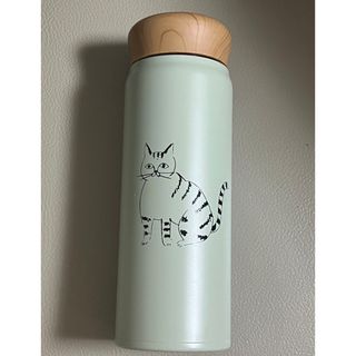 ステンレスボトル　猫　500ml  魔法瓶　水筒(タンブラー)