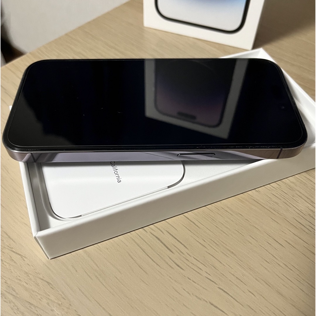【備品】iPhone 14 Pro 256GB SIMフリー ディープパープル 4
