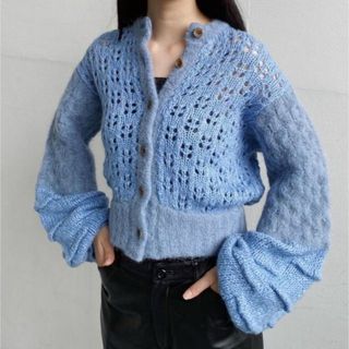 ステュディオス(STUDIOUS)のLEINWANDE Mama's Patchwork Cardigan(カーディガン)