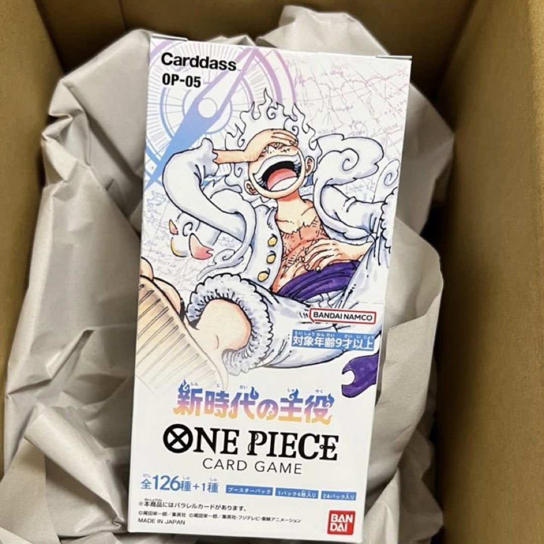 ONE PIECE - ワンピースカード 新時代の主役 1BOX テープ付き ...