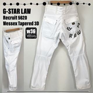 ジースター(G-STAR RAW)のG-STAR★3D 立体裁断★テーパードツイルジーンズ★W36(101cm)(デニム/ジーンズ)