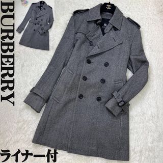 BURBERRY BLACK LABEL - 人気♡極美品♡ヘリンボーン柄♡ライナー付