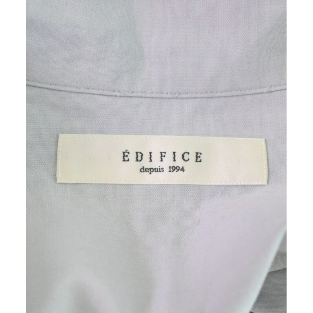 EDIFICE エディフィス カジュアルシャツ S 水色系 【古着】【中古】