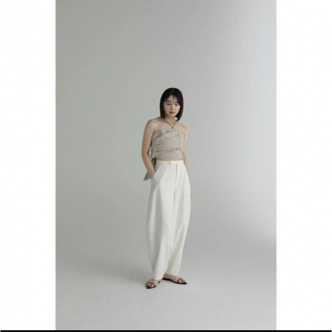 louren linen like cocoon pants 未使用の通販 by そう's shop｜ラクマ