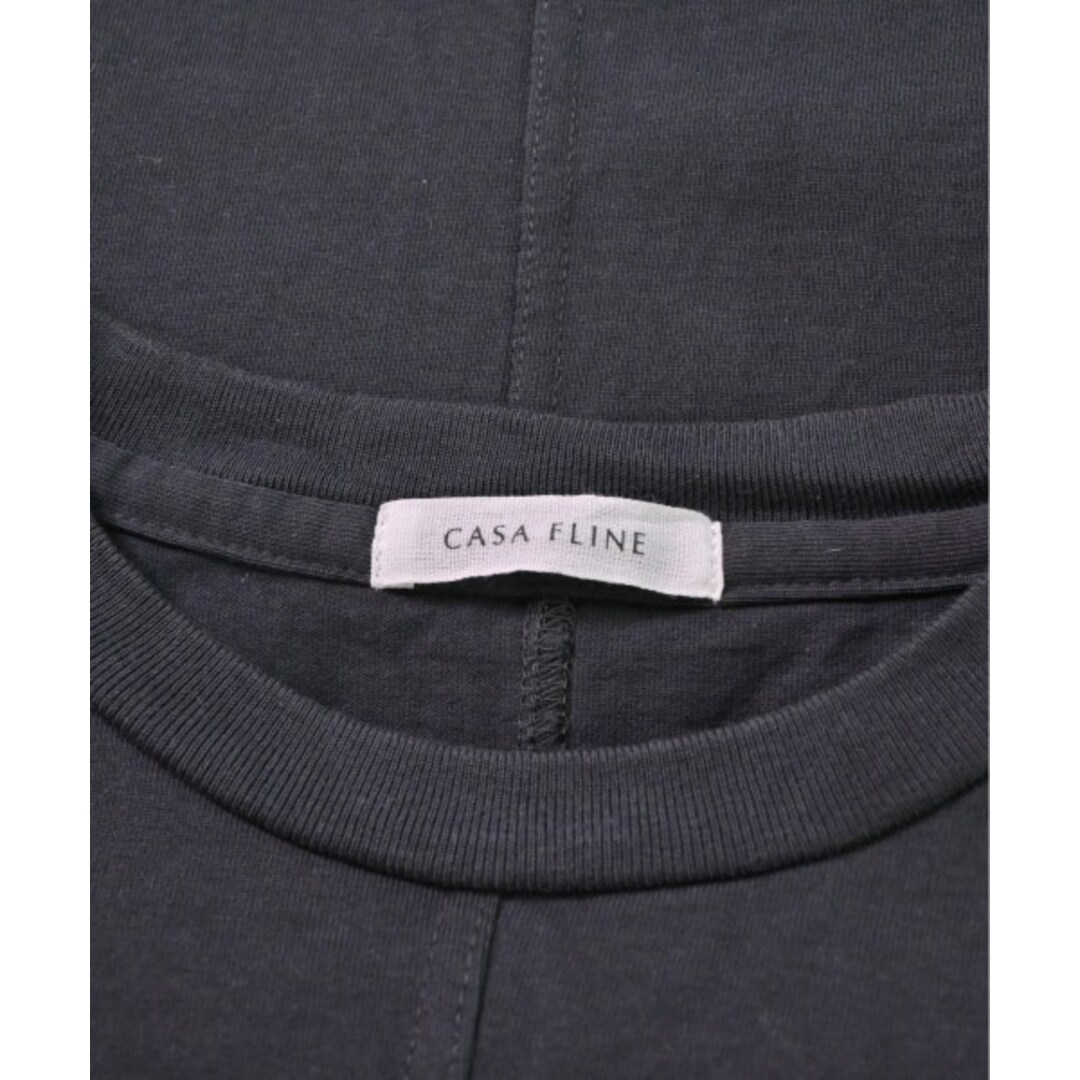CASA FLINE(カーサフライン)のCASA FLINE カーサフライン Tシャツ・カットソー F チャコールグレー 【古着】【中古】 レディースのトップス(カットソー(半袖/袖なし))の商品写真