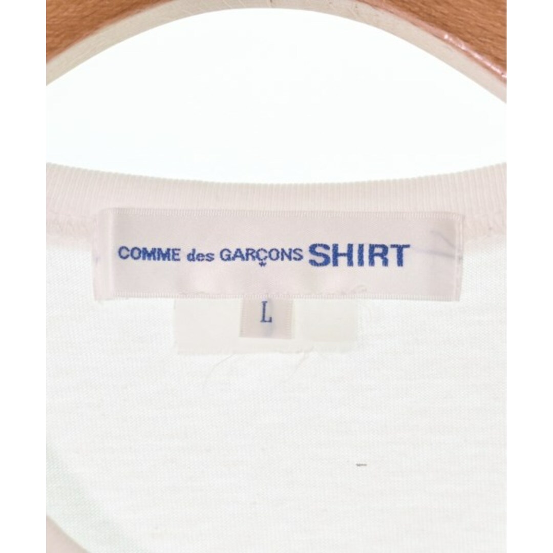 COMME des GARCONS SHIRT Tシャツ・カットソー L 白