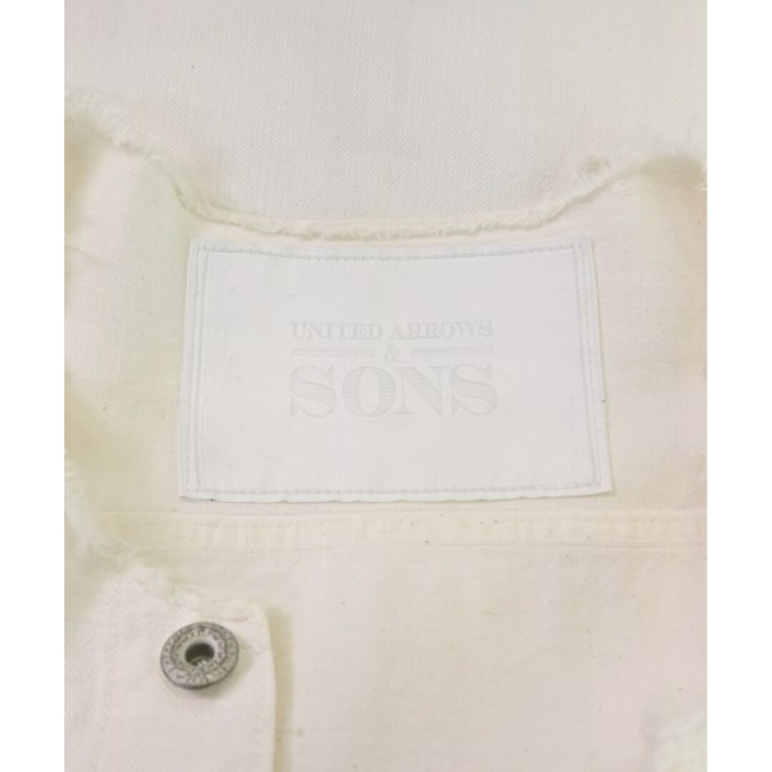 UNITED ARROWS&SONS デニムジャケット XL アイボリー 2