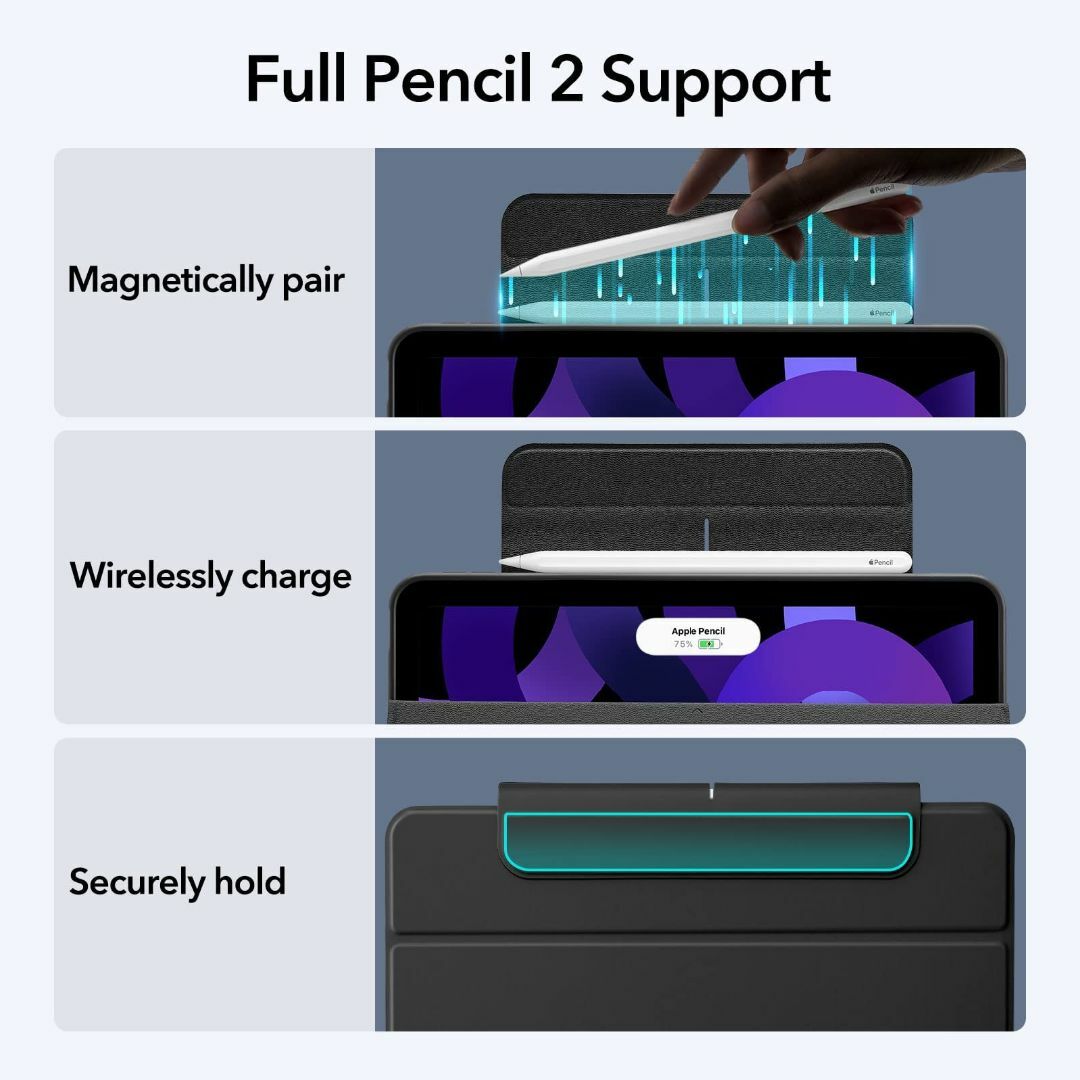 【在庫処分】ESR ipad air 第5世代 ケース 2022 ハイブリッド 6