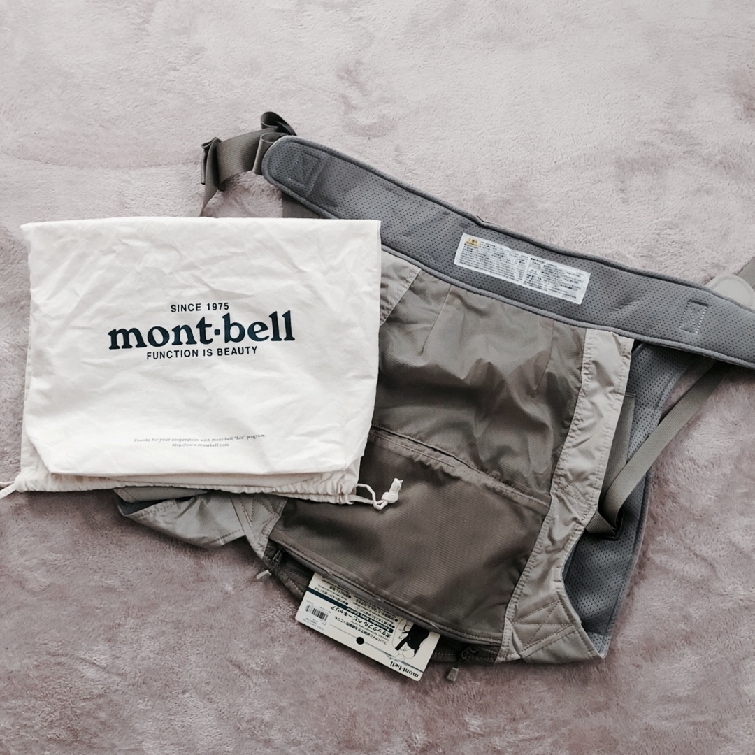 新品タグ付き mont-bell 抱っこ紐