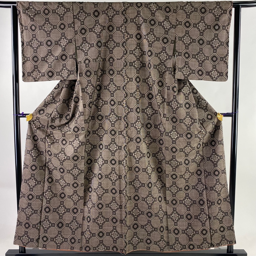 紬 身丈158.5cm 裄丈65.5cm 正絹 秀品