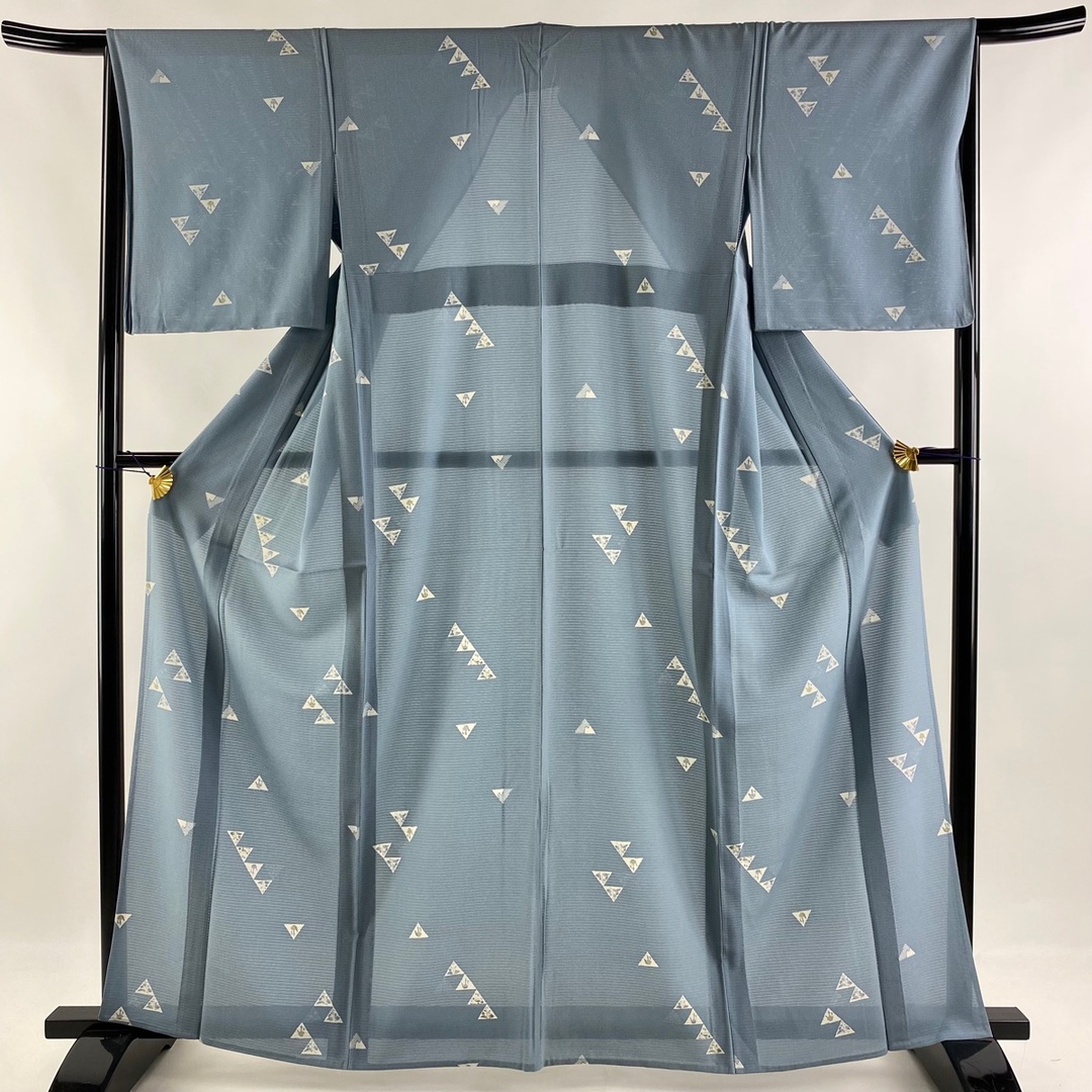 小紋 身丈163cm 裄丈65cm 正絹 秀品 - 着物