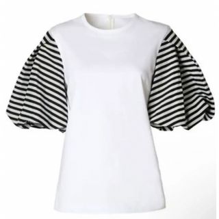 新品未使用BORDERS at BALCONY PUFF SLEEVE TEE