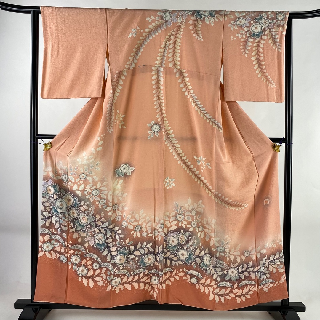 訪問着 身丈156.5cm 裄丈64.5cm 正絹 美品 秀品 - 着物