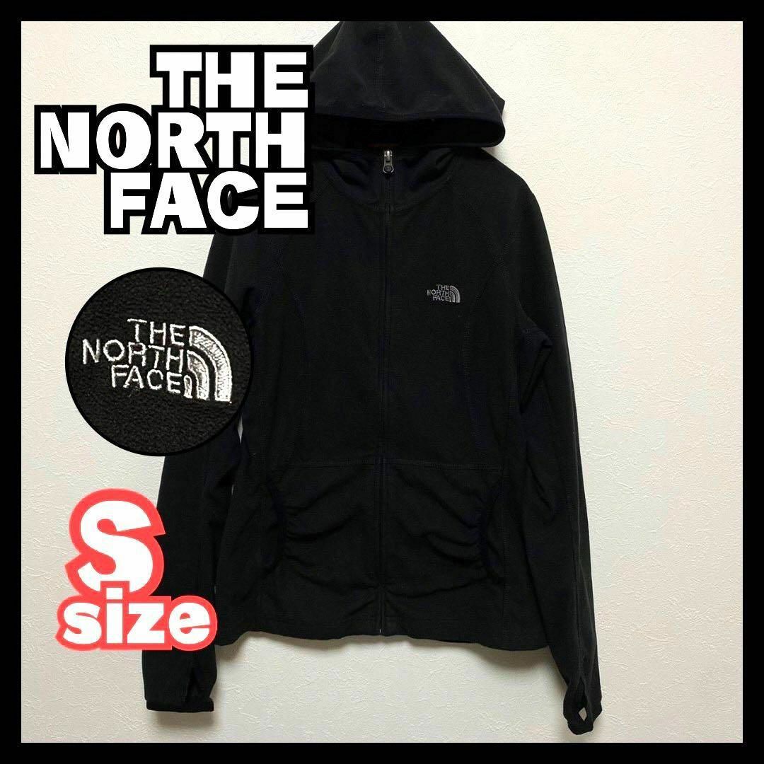 THE NORTH FACE - ノースフェイス フリースパーカー フード 刺繍ロゴ ...