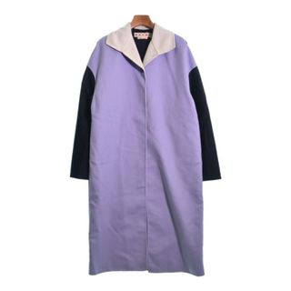 マルニ(Marni)のMARNI マルニ コート（その他） 38(S位) 紫x黒 【古着】【中古】(その他)