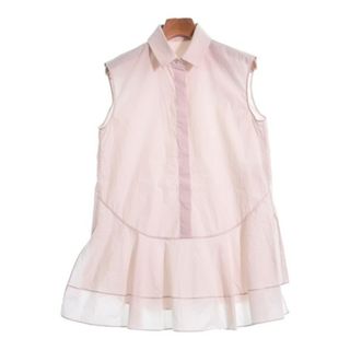 JIL SANDER 比翼 ピンク ブラウス-