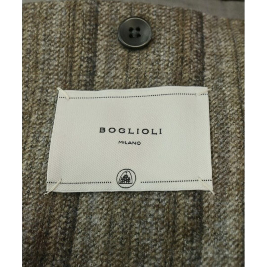 BOGLIOLI(ボリオリ)のBOGLIOLI ボリオリ ジャケット 42(XS位) ベージュ等(ストライプ) 【古着】【中古】 メンズのジャケット/アウター(その他)の商品写真