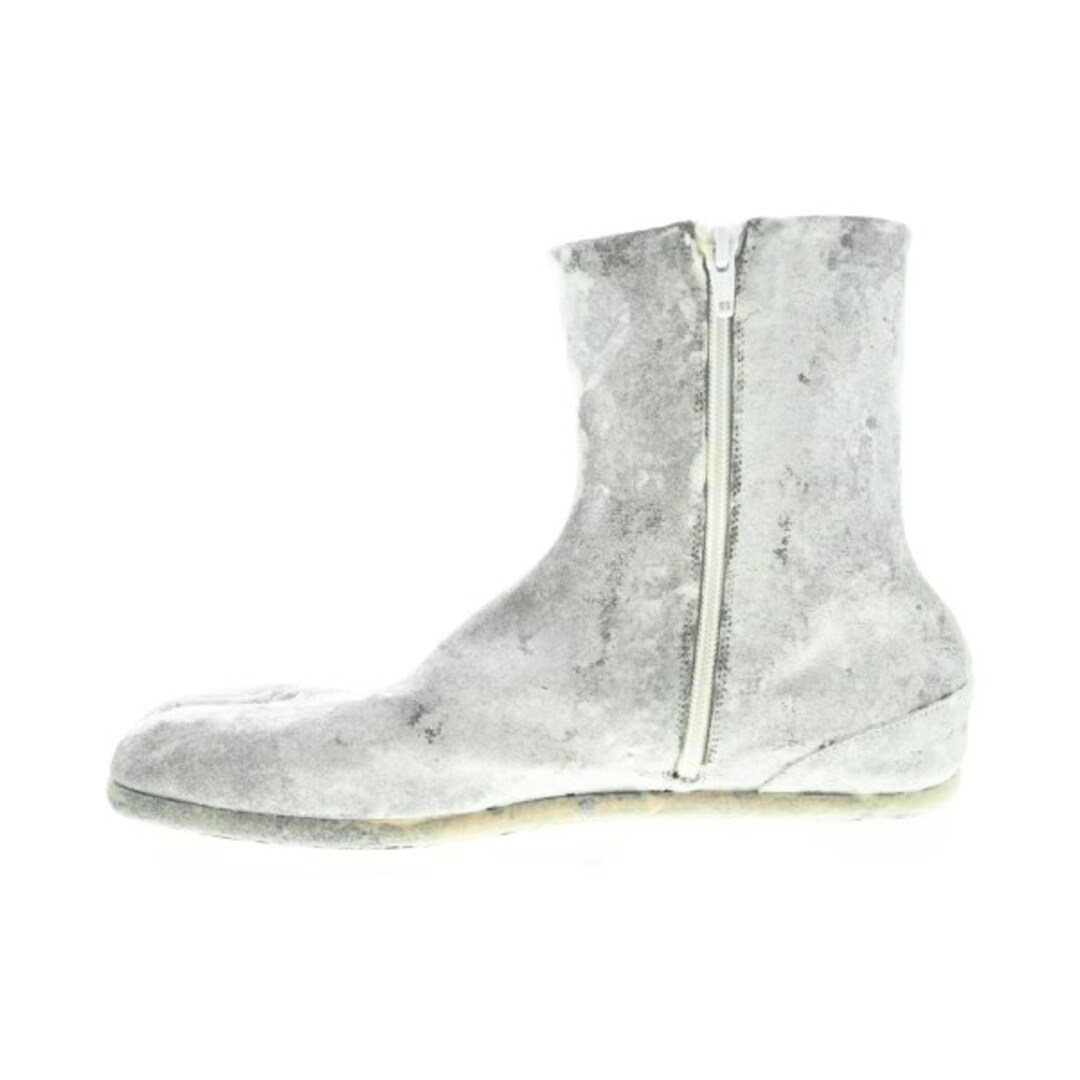 Maison Margiela ブーツ EU43(28cm位) グレーx白 【古着】【中古】 メンズの靴/シューズ(ブーツ)の商品写真